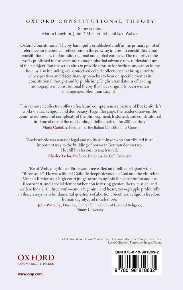 Weitere Ansicht: RELIGION, LAW & DEMOCRACY OCON C | Kunkler Et Al