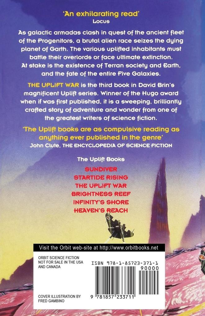 Weitere Ansicht: The Uplift War | David Brin
