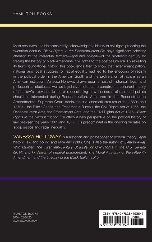 Weitere Ansicht: Black Rights in the Reconstruction Era | Vanessa Holloway