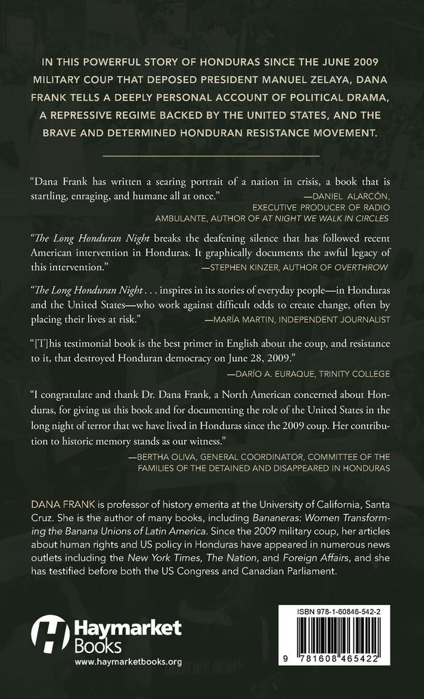Weitere Ansicht: The Long Honduran Night | Dana Frank
