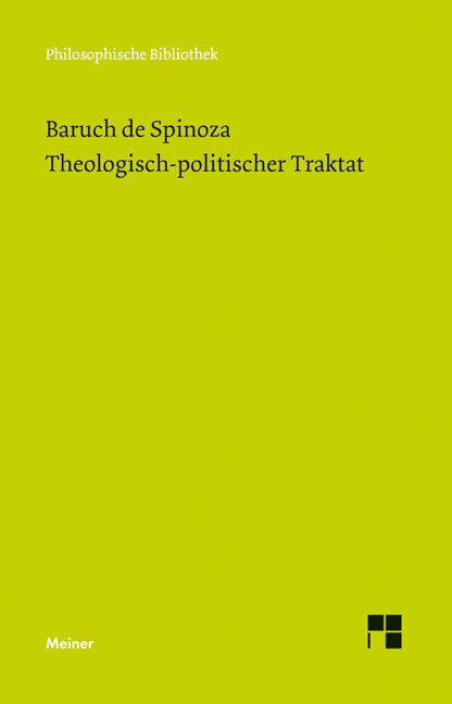 Produktbild: Sämtliche Werke, Bd. 3. Theologisch-politischer Traktat | Baruch de Spinoza