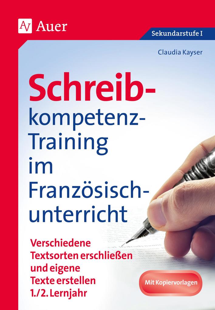 Produktbild: Schreibkompetenz-Training im Französischunterricht | Claudia Kayser