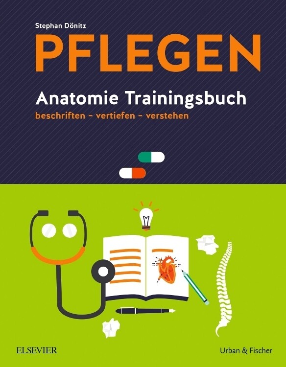 Produktbild: PFLEGEN Anatomie Trainingsbuch | Stephan Dönitz