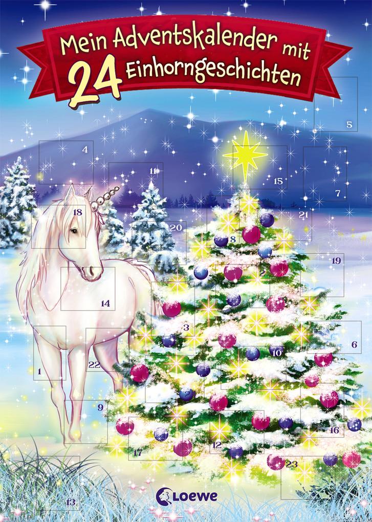 Produktbild: Mein Adventskalender mit 24 Einhorngeschichten