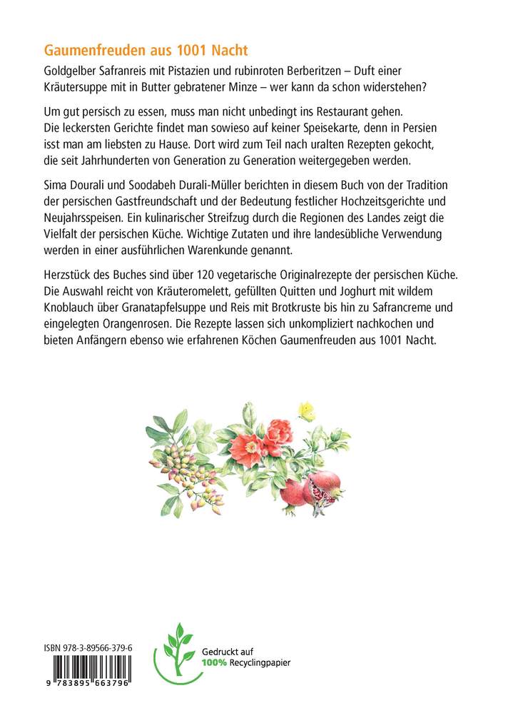 Weitere Ansicht: Persisch vegetarisch | Sima Dourali, Soodabeh Durali-Müller