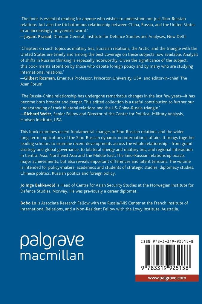Weitere Ansicht: Sino-Russian Relations in the 21st Century