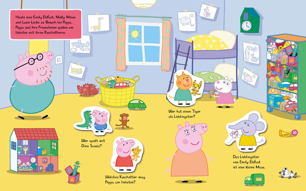 Weitere Ansicht: Peppa Pig Magnet-Spiel-Buch | Laura Teller, Schwager & Steinlein Verlag