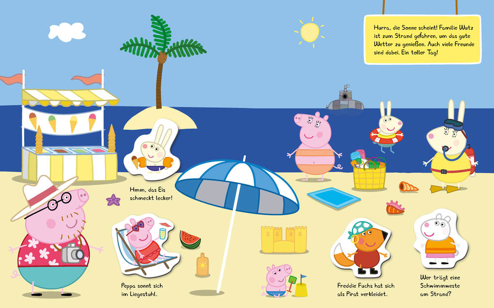 Weitere Ansicht: Peppa Pig Magnet-Spiel-Buch | Laura Teller, Schwager & Steinlein Verlag