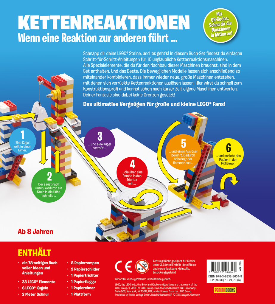 Weitere Ansicht: LEGO® Kettenreaktionen: Baue dir 10 bewegliche Maschinen | Pat Murphy