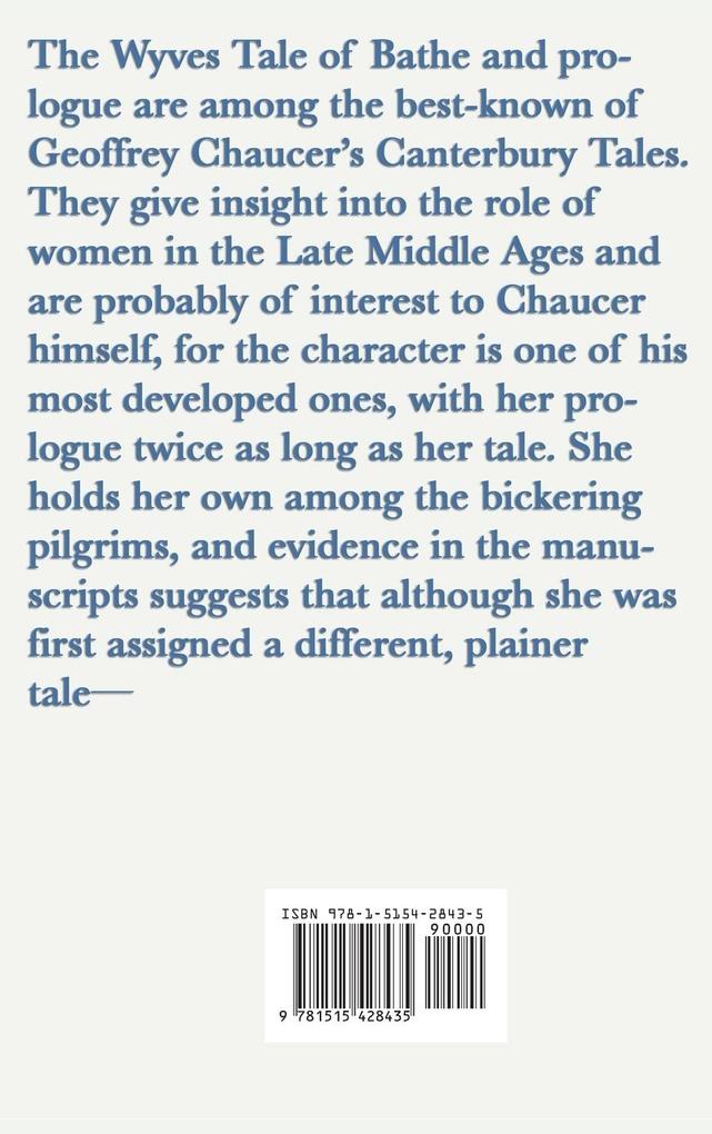 Weitere Ansicht: The Wife of Bath | Geoffrey Chaucer