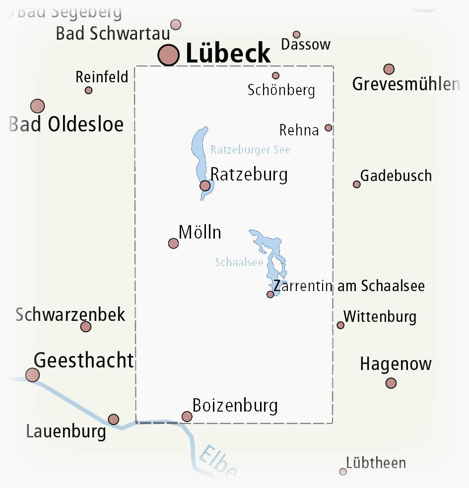Weitere Ansicht: Lauenburgische Seen - Schaalsee 1:50 000