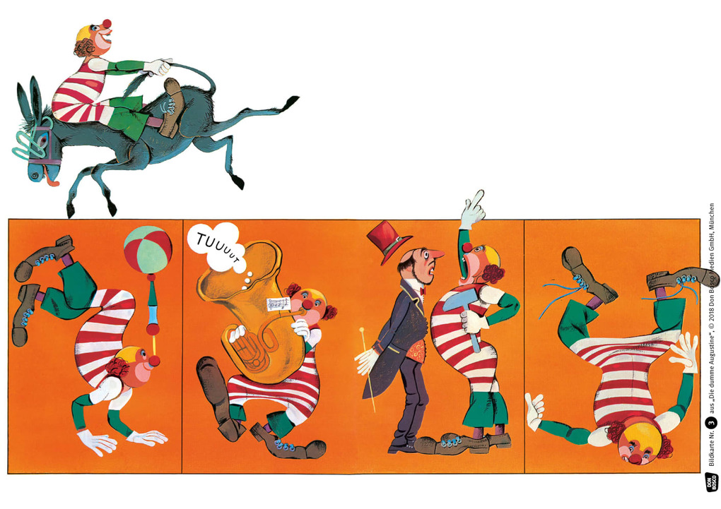 Weitere Ansicht: Die dumme Augustine. Kamishibai Bildkartenset. | Otfried Preußler