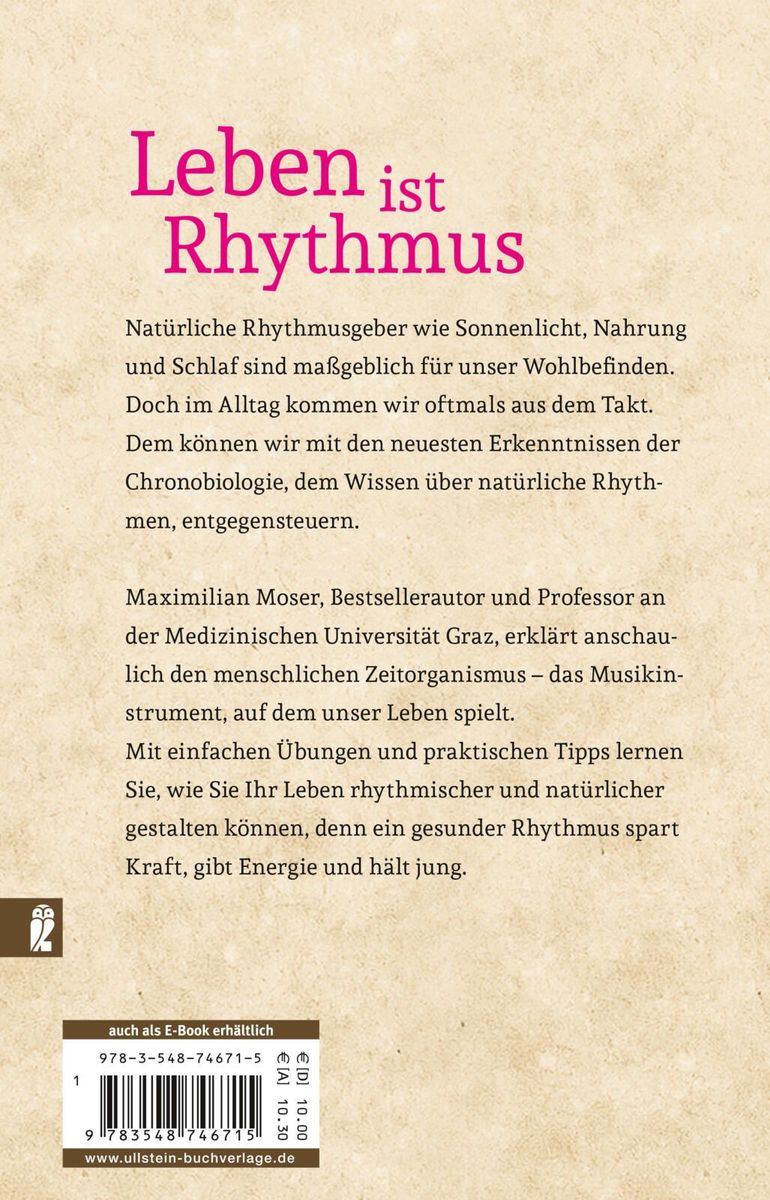 Weitere Ansicht: Vom richtigen Umgang mit der Zeit | Maximilian Moser