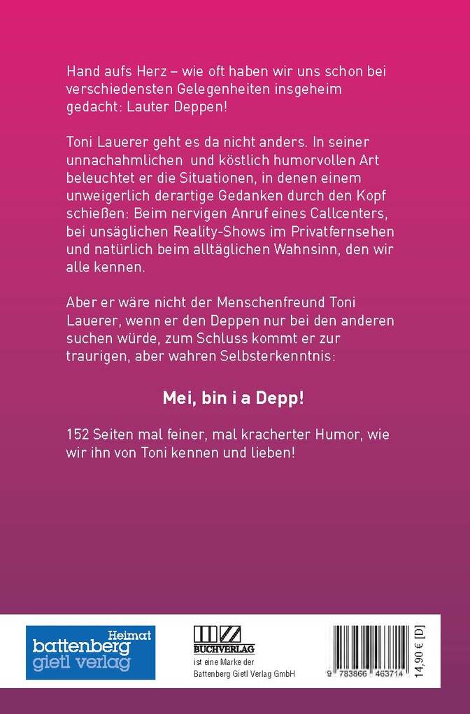 Weitere Ansicht: Mei, bin i a Depp! | Toni Lauerer