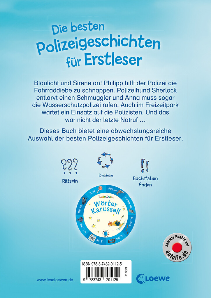 Weitere Ansicht: Leselöwen - Die besten Polizeigeschichten für Erstleser