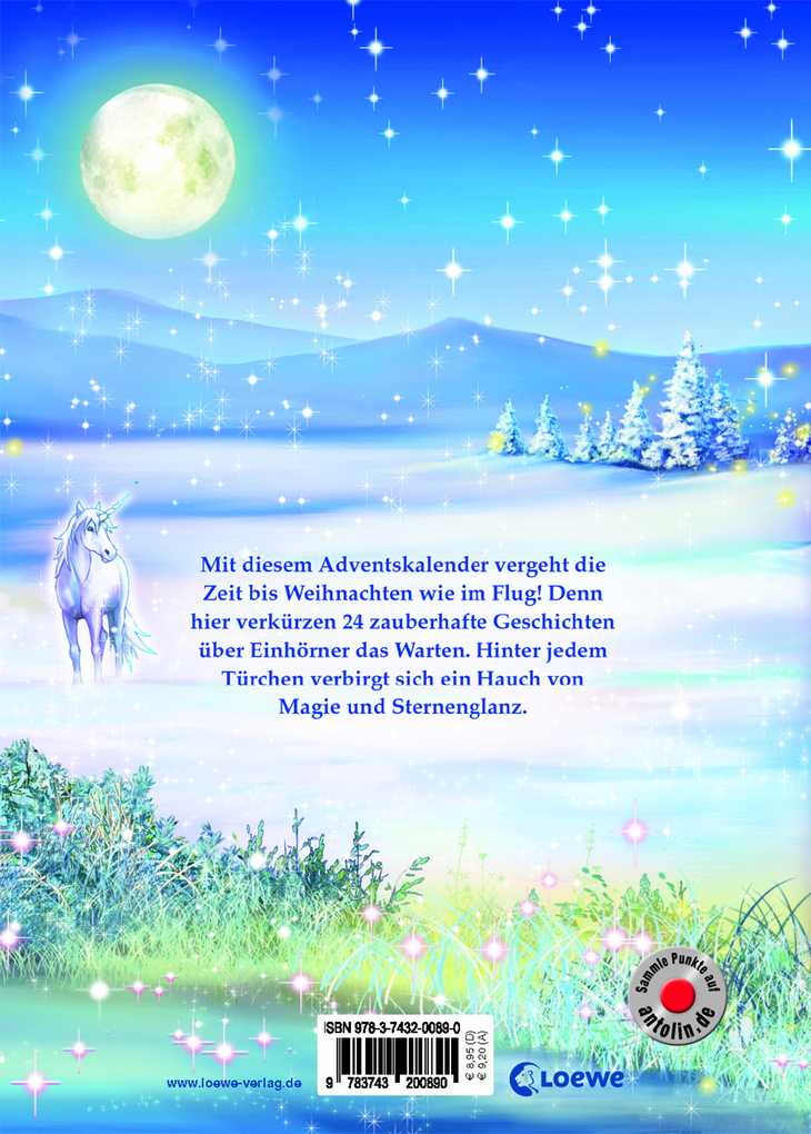 Weitere Ansicht: Mein Adventskalender mit 24 Einhorngeschichten