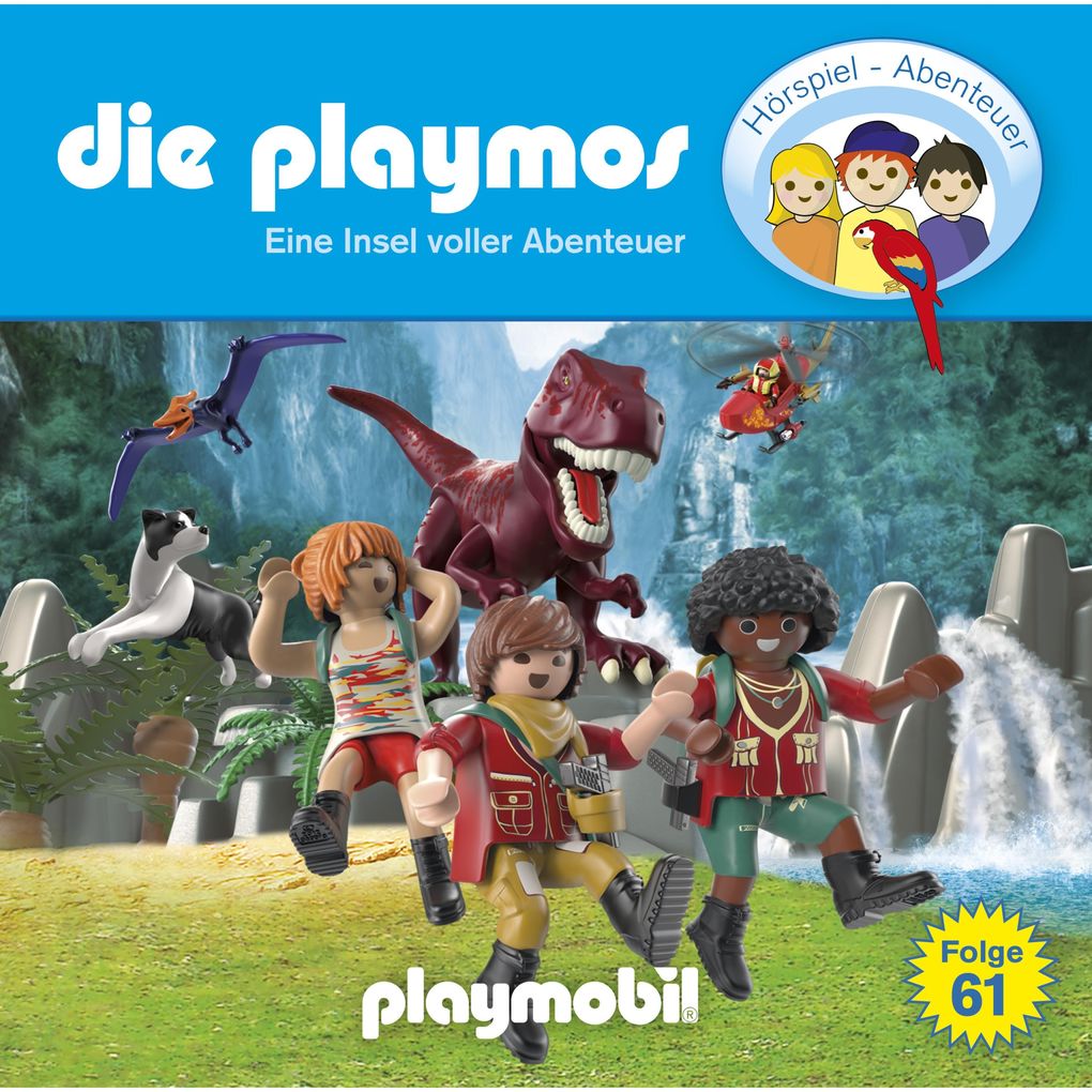 Produktbild: Die Playmos - Das Original Playmobil Hörspiel, Folge 61: Eine Insel voller Abenteuer | Simon X. Rost, Florian Fickel