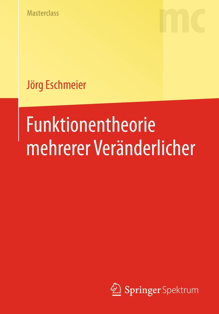Produktbild: Funktionentheorie mehrerer Veränderlicher | Jörg Eschmeier