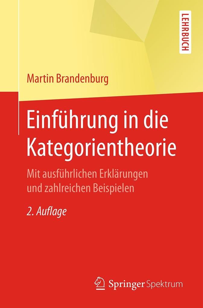 Produktbild: Einführung in die Kategorientheorie | Martin Brandenburg