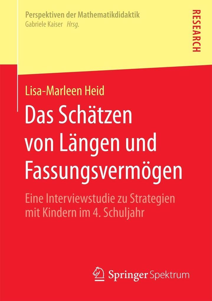 Produktbild: Das Schätzen von Längen und Fassungsvermögen | Lisa-Marleen Heid