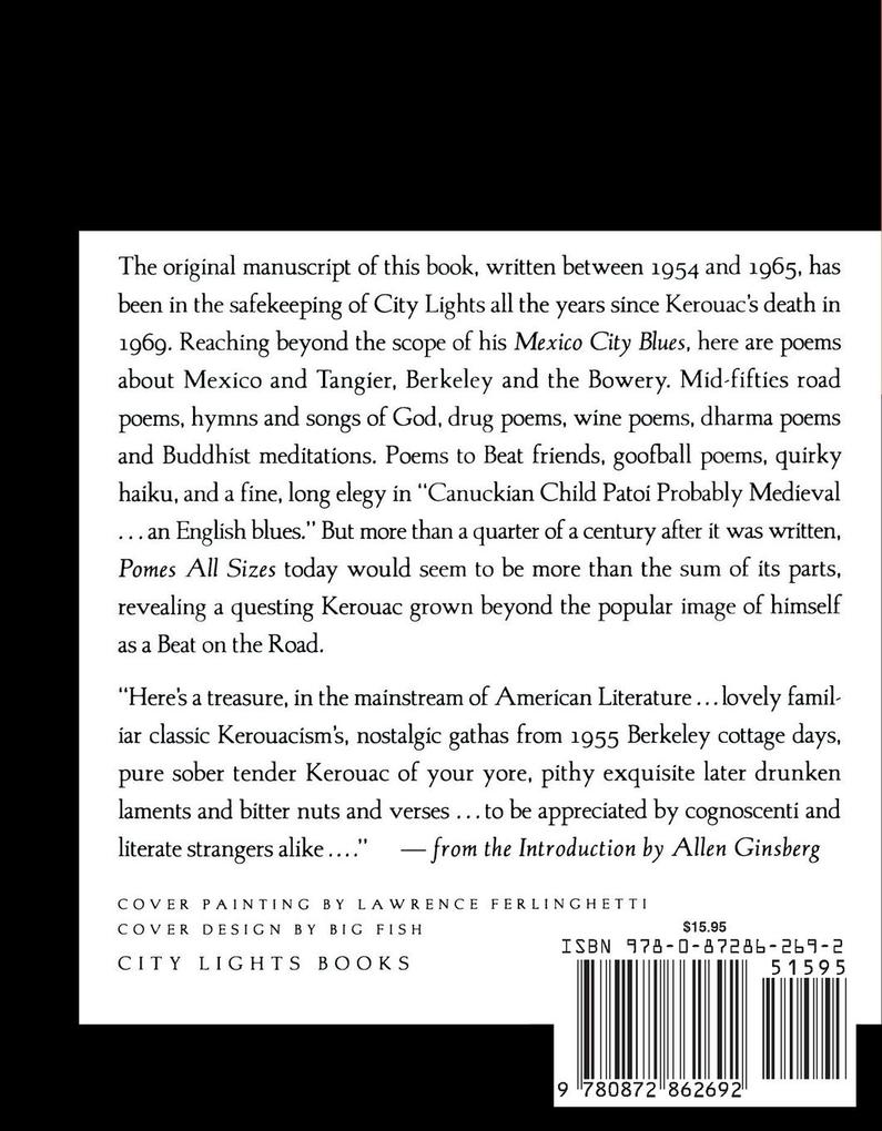 Weitere Ansicht: Pomes All Sizes | Jack Kerouac