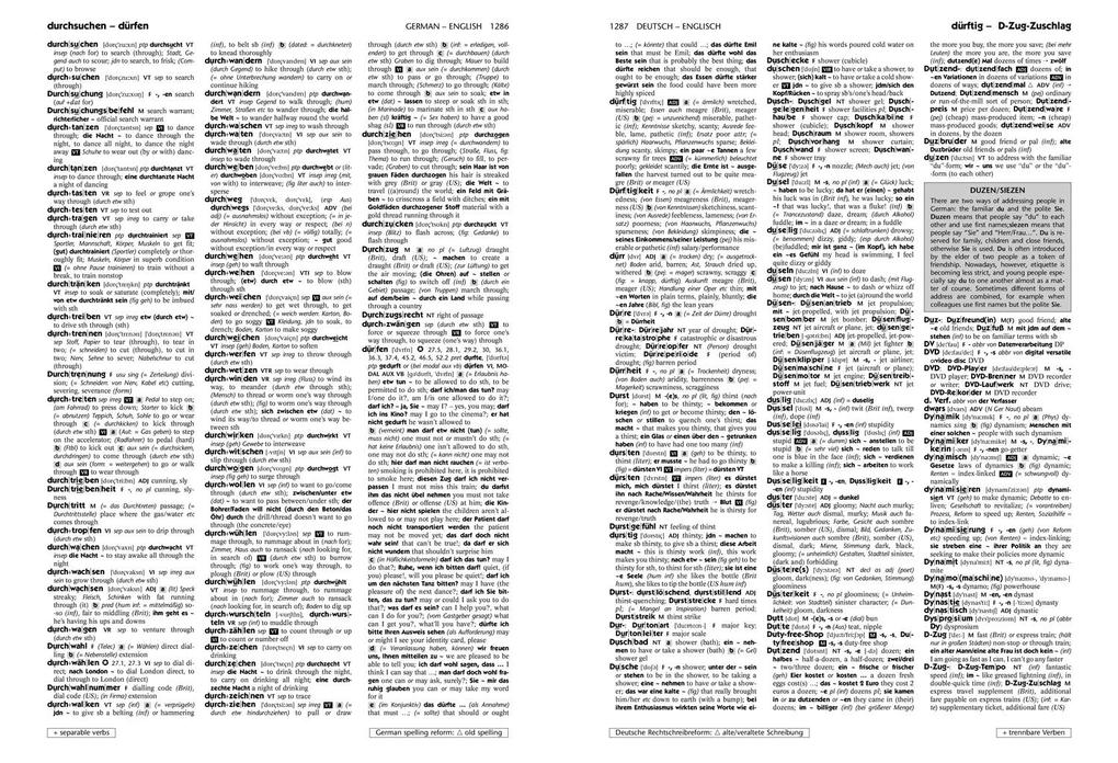 Weitere Ansicht: German Dictionary Complete and Unabridged | Collins Dictionaries