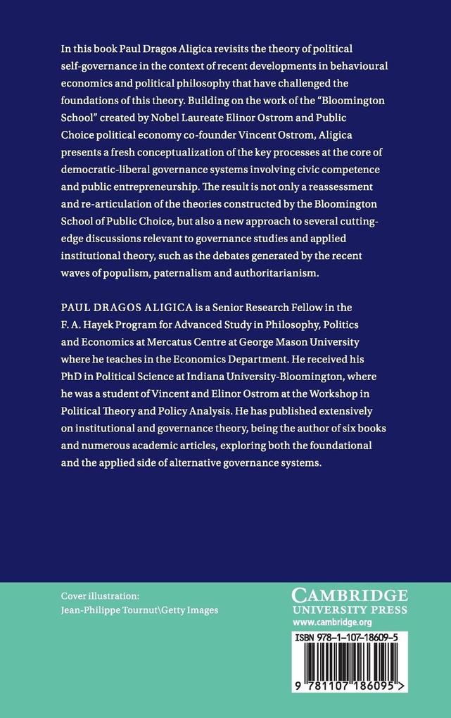 Weitere Ansicht: Public Entrepreneurship, Citizenship, and Self-Governance | Paul Dragos Aligica