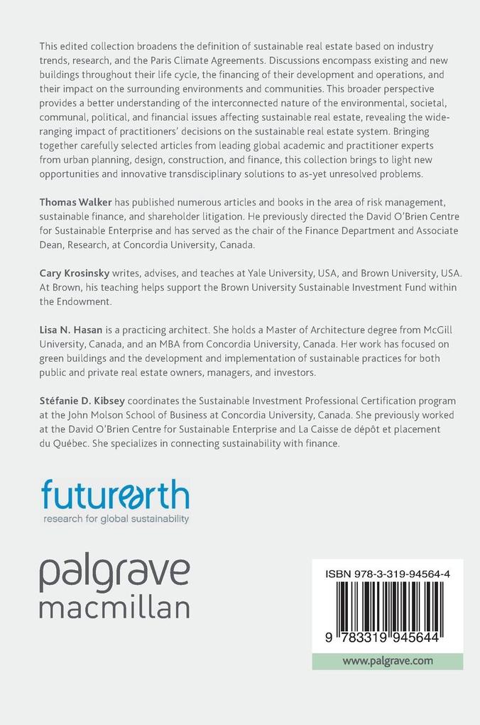 Weitere Ansicht: Sustainable Real Estate