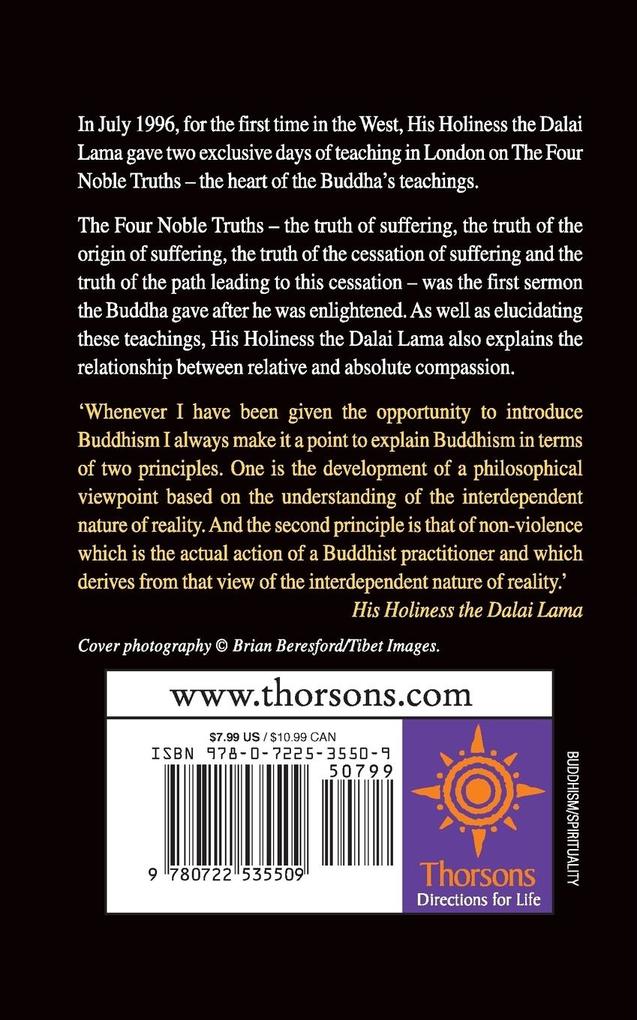 Weitere Ansicht: The Four Noble Truths | His Holiness the Dalai Lama