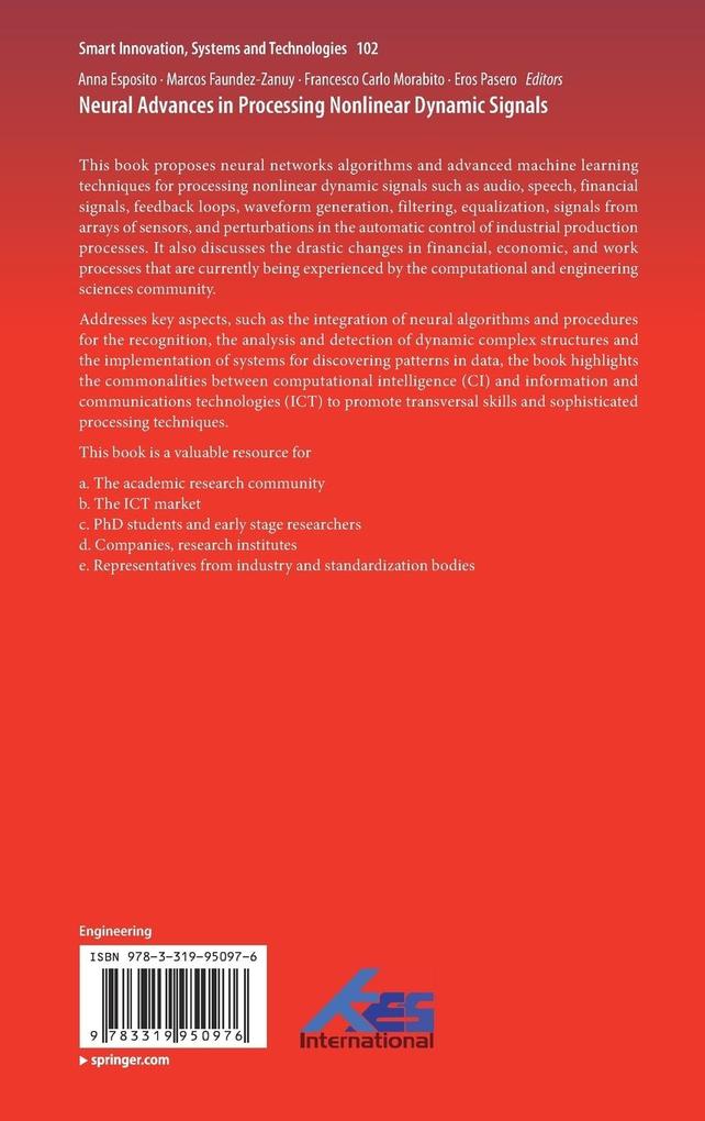 Weitere Ansicht: Neural Advances in Processing Nonlinear Dynamic Signals