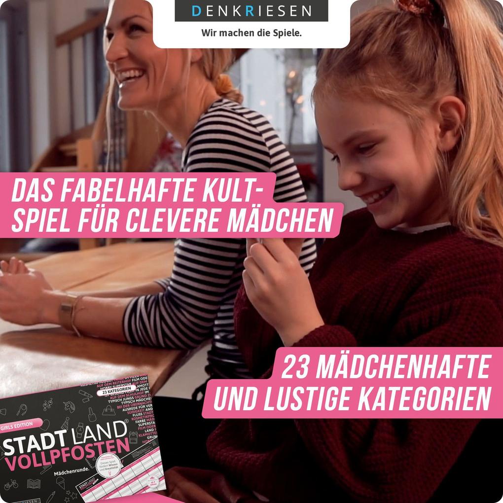 Weitere Ansicht: STADT LAND VOLLPFOSTEN® - GIRLS EDITION "Mädchenrunde" | Ricardo Barreto, Denis Görz
