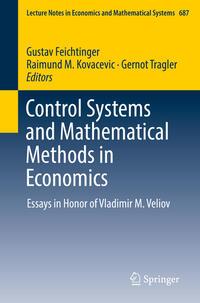 Produktbild: Control Systems and Mathematical Methods in Economics