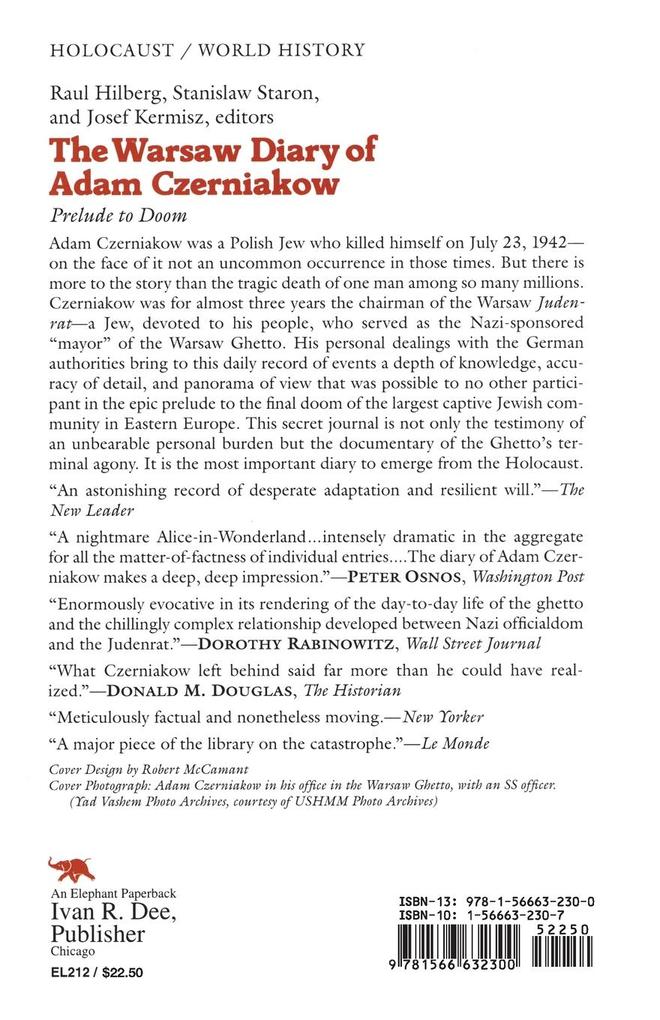 Weitere Ansicht: Warsaw Diary of Adam Czerniakow