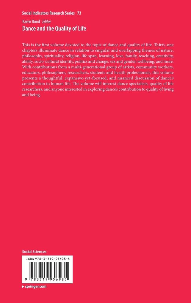 Weitere Ansicht: Dance and the Quality of Life