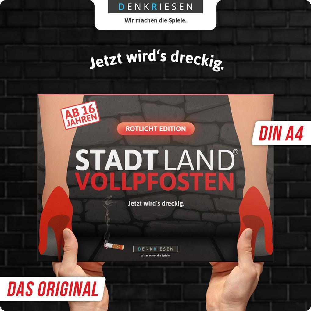 Weitere Ansicht: STADT LAND VOLLPFOSTEN® - ROTLICHT EDITION - AB 16 JAHREN | Denis Görz, Ricardo Barreto