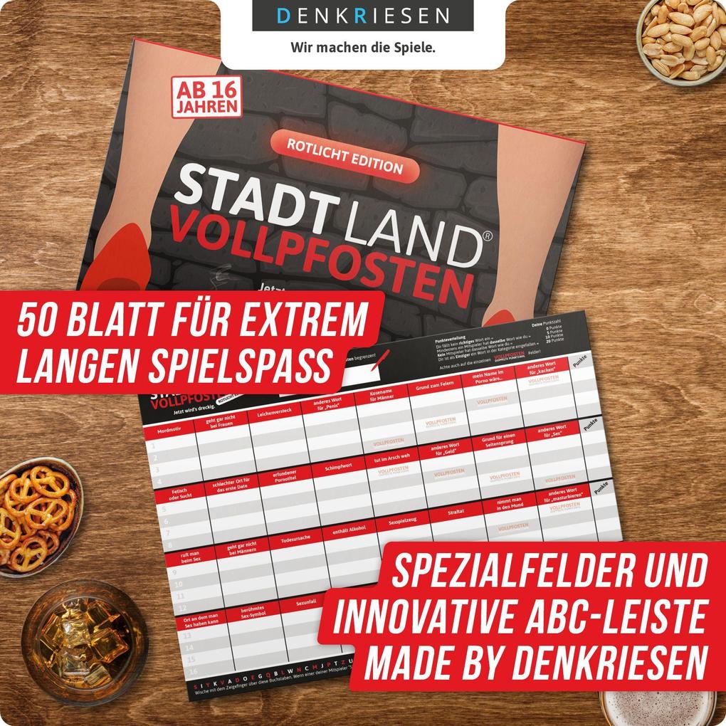 Weitere Ansicht: STADT LAND VOLLPFOSTEN® - ROTLICHT EDITION - AB 16 JAHREN | Denis Görz, Ricardo Barreto