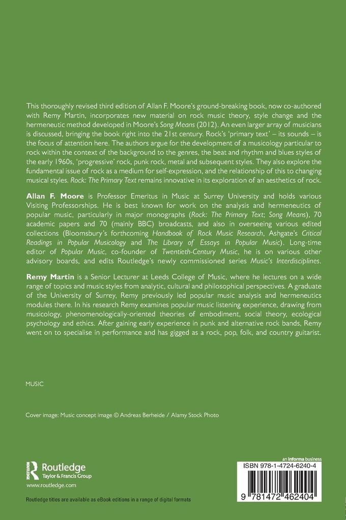 Weitere Ansicht: Rock | Allan Moore, Remy Martin