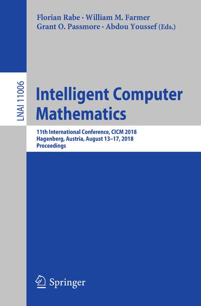 Produktbild: Intelligent Computer Mathematics