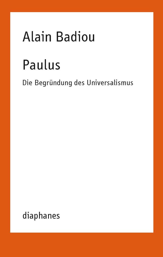 Produktbild: Paulus | Alain Badiou