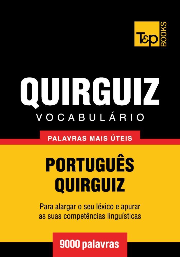 Produktbild: Vocabulário Português-Quirguiz - 9000 palavras | Andrey Taranov