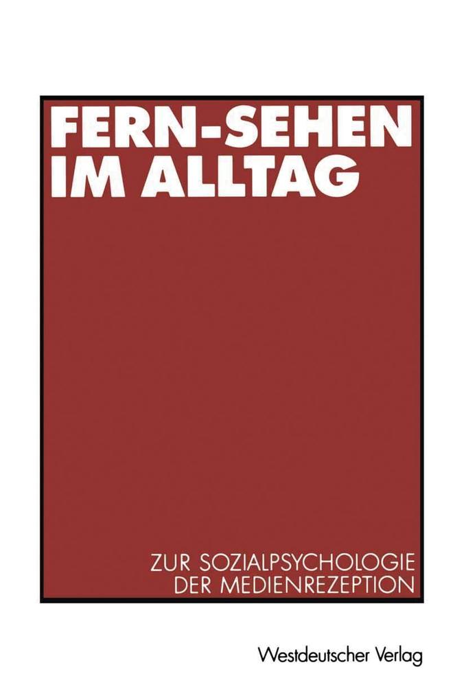 Produktbild: Fern-Sehen im Alltag | Ralph Weiß