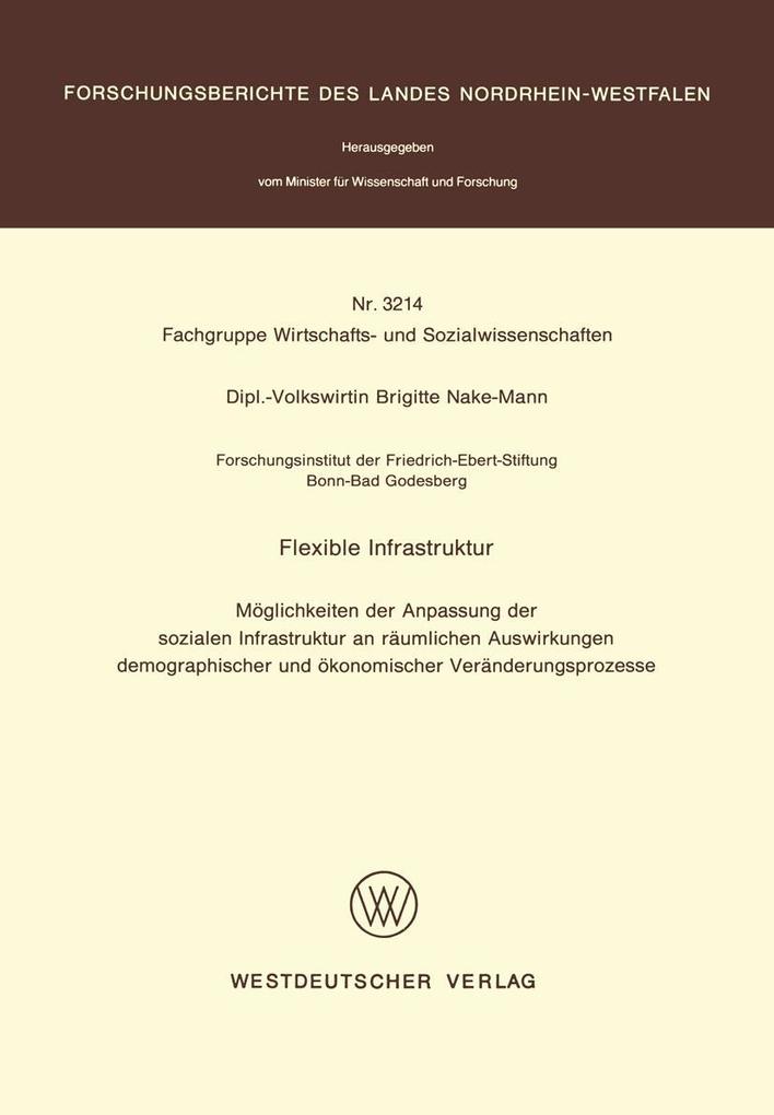 Produktbild: Flexible Infrastruktur | Brigitte Nake-Mann