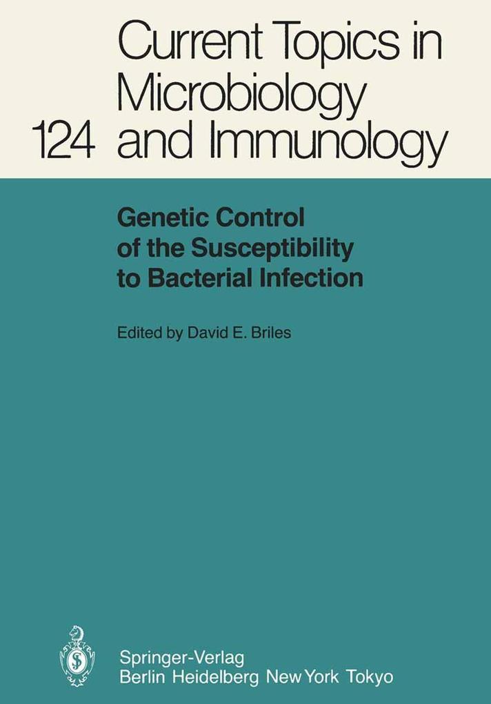 Produktbild: Genetic Control of the Susceptibility to Bacterial Infection