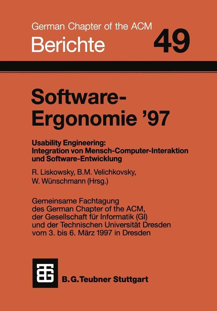 Produktbild: Software-Ergonomie '97