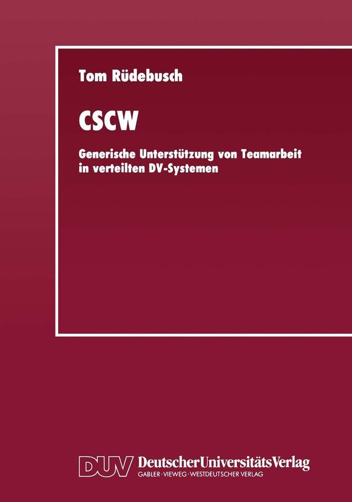 Produktbild: CSCW | Tom Rüdebusch