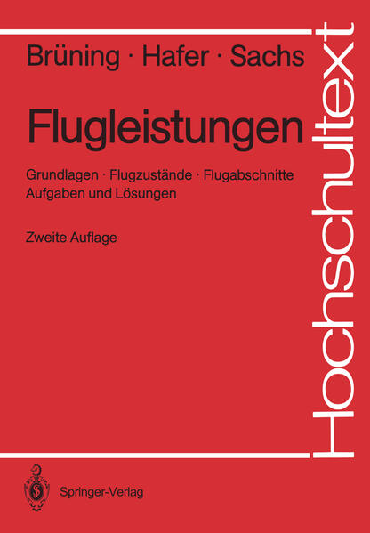 Produktbild: Flugleistungen | Gerhard Brüning, Xaver Hafer, Gottfried Sachs