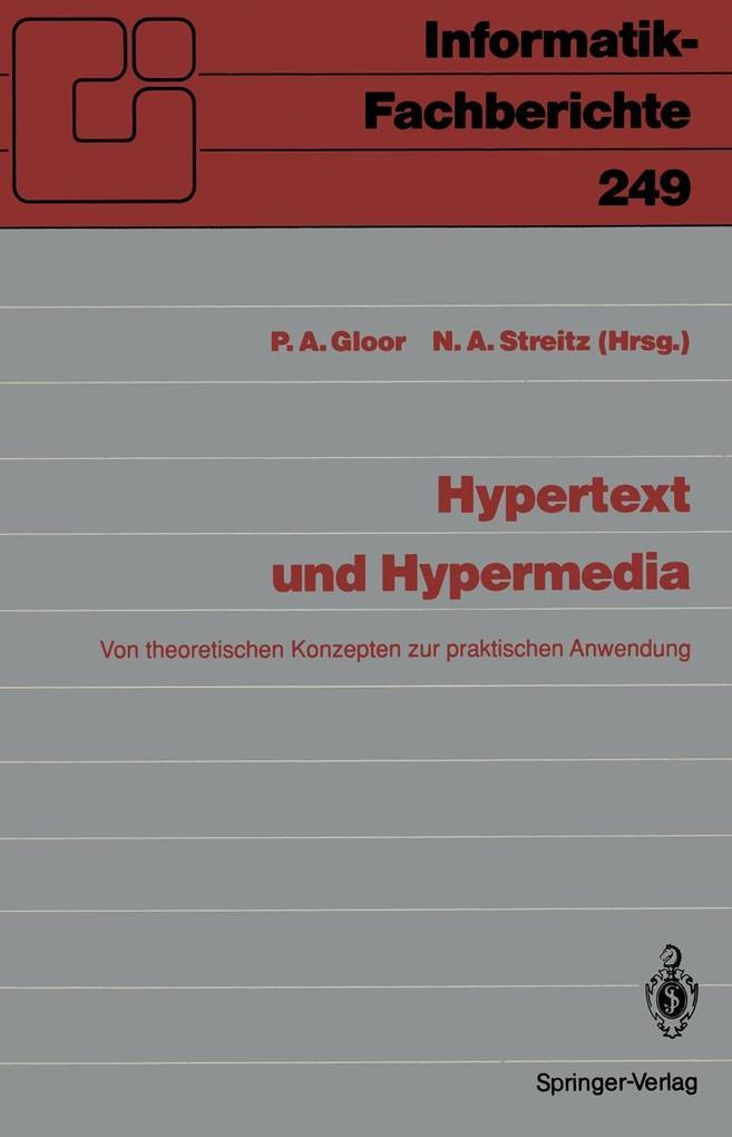 Produktbild: Hypertext und Hypermedia