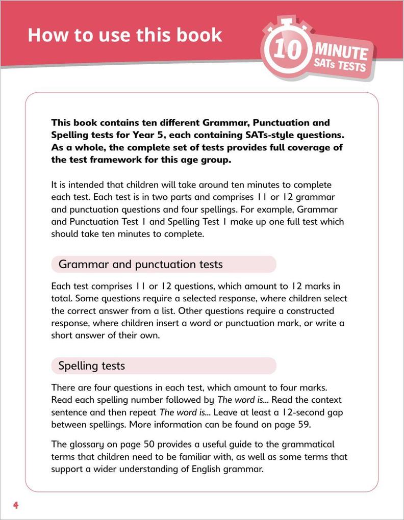 Weitere Ansicht: Grammar, Punctuation and Spelling - Ages 9-10 | Shelley Welsh