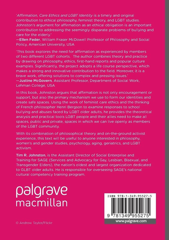 Weitere Ansicht: Affirmation, Care Ethics, and LGBT Identity | Tim R. Johnston