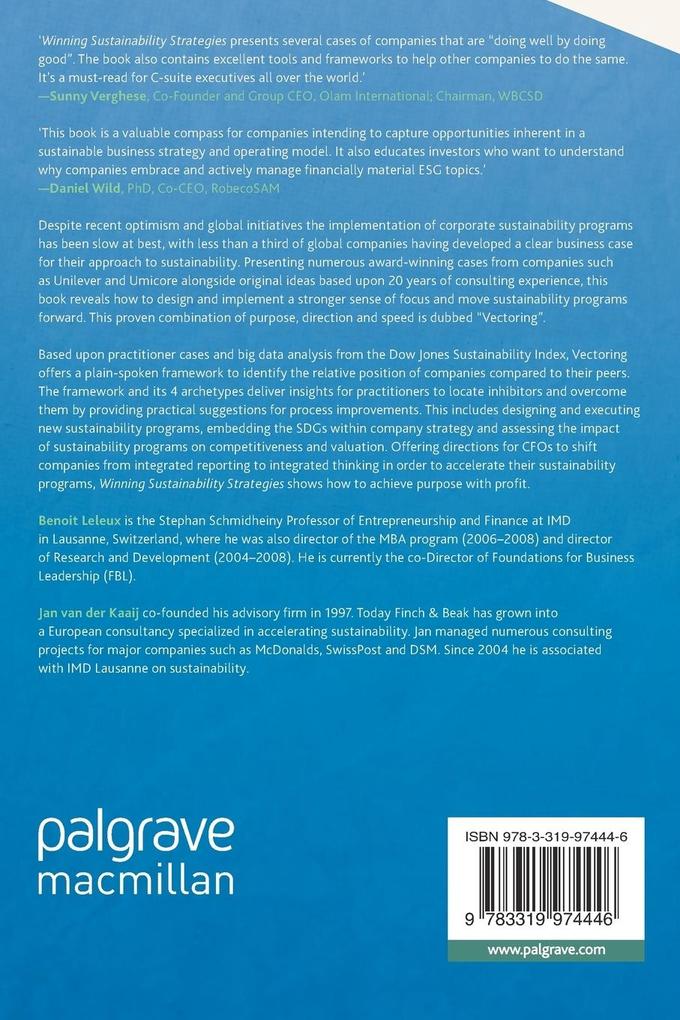 Weitere Ansicht: Winning Sustainability Strategies | Benoit Leleux, Jan van der Kaaij